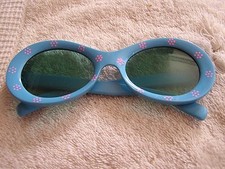 Vintage Blue Sun Glasses Marked Grants Italy