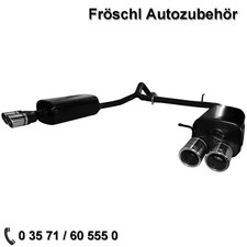 für Skoda Octavia 1,4 Tsi Duplex Sportauspuff Endschalldämpfer Auspuff a*