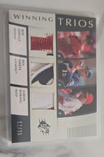 2008 SPx - Winning Trios Roy Oswalt, Ben Sheets, Harang #WT-SOH Trios Patch 2/25