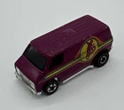 Hot Wheels Redline Chevy MOTOCROSS SUPER VAN Plum Purple HK Gray Glass Original
