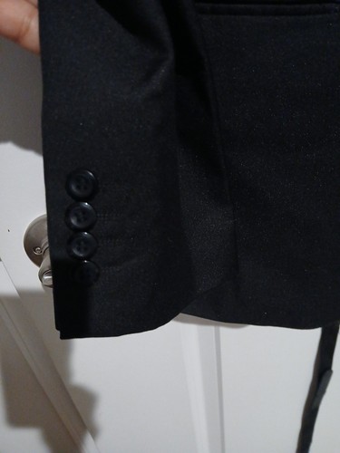 Vitali Suits For Mens Black,size S38/w32 - Picture 7 of 11
