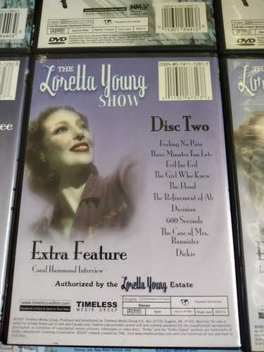 The Loretta Young Show DVD Lot Released In 2004 And 2007 6 DVD Lot - Imagen 13 de 20
