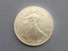 2025 AMERICAN SILVER EAGLE  1  OZ.  PURE FINE SILVER  999 BULLION COIN / BU-UNC