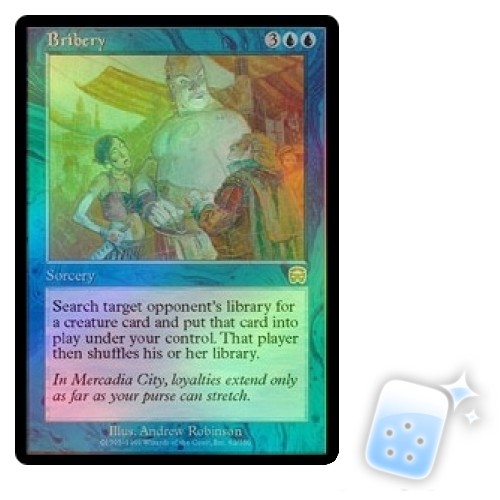 FOIL BRIBERY Mercadian Masques MMQ Magic MTG MINT CARD