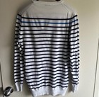 Kiton Navy and White Striped Sweater EU50 — photo 4