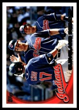 Indians 2010 Topps #197 Indians MLB READ FREE SHIPPING AutographDen