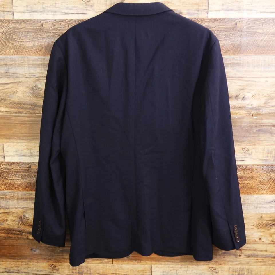 Calça J CREW Ludlow Masculina Terno de Lã Tamanho 42R Tollegano 1900 34x32 Azul Marinho - Imagem 4 de 4