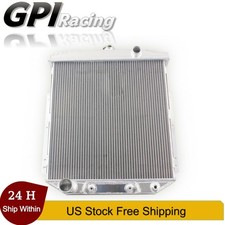 Radiator Fit 1954-1956 Ford Fairline Country Squire I6 V8 At Aluminum 3 Row 1955