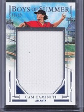 2025 Panini Boys of Summer Cam Caminiti Jumbo Prospect Materials #/99