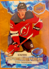 2021-22 Upper Deck Ice #187 Tyce Thompson Rookie Ice Premieres /999