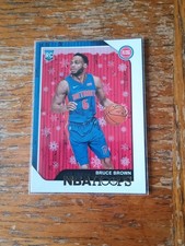Bruce Brown RC 2018-19 Panini Hoops Basketball #255 NBA Detroit Pistons Guard
