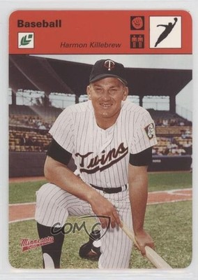 2005 Leaf Sportscasters Red Jumping Glove 9/35 Harmon Killebrew #18 HOF 7v7