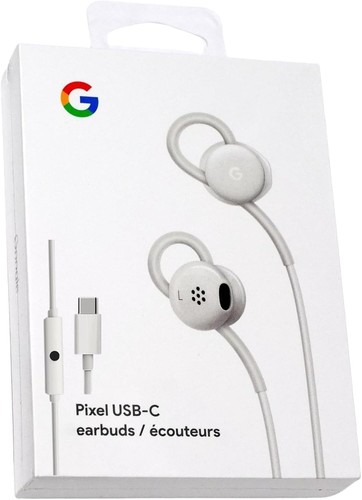 Google Wired Earbuds USB-C In-Ear Headset Inline Controls White Type-C Phones
