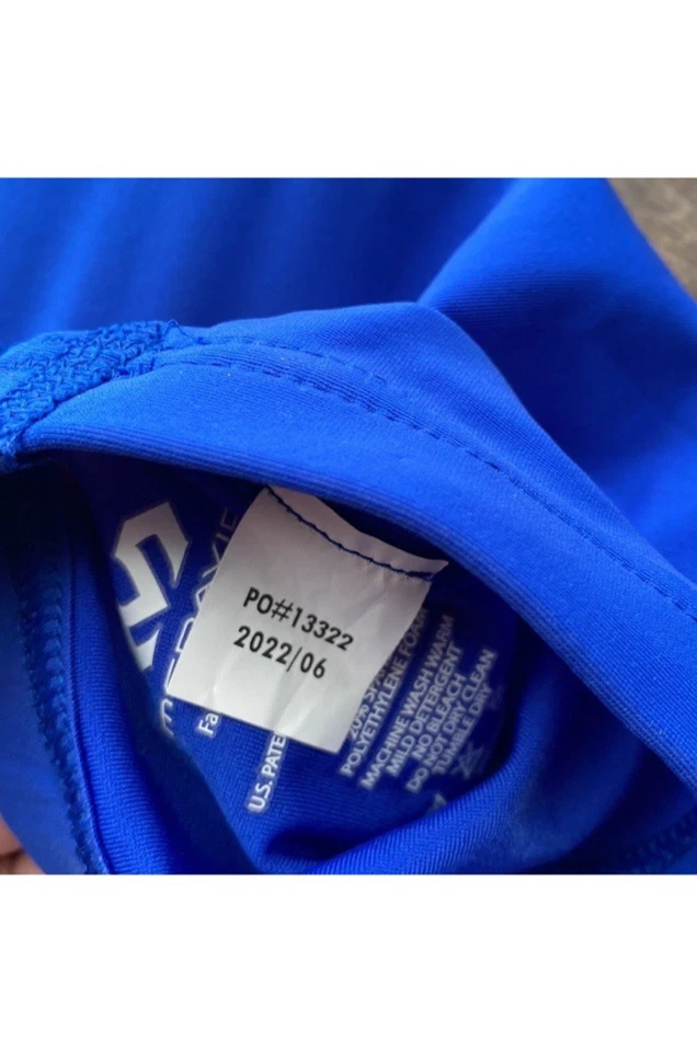 Manga de brazo protectora McDavid HEX para adultos azul real talla pequeña Foto 4 de 4