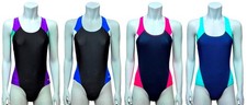 CHEX Cuba Sports Fit Swimming Costume Swim Suit Racer Strapped Back Lycra 2026