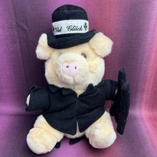 Glücksschwein Schwein Schornsteinfeger Kuscheltier Plüsch Karstadt 24 cm
