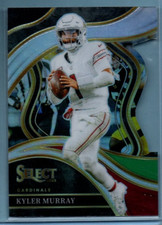 2023 Panini Select🏈Kyler Murray Club Level Black/Green Prizm Die-Cut Card #243