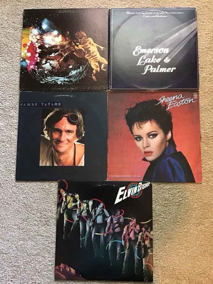 Lot Of 25 Classic Rock Light Rock Pop Rock Vinyl LP Record Albums VG/VG ...