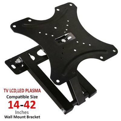 Full Motion Articulating TV Wall Mount for 12''-42'' LED/LCD TV Monitor Adjustable