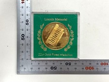 Lincoln Memorial Washington Dc Medal Gold