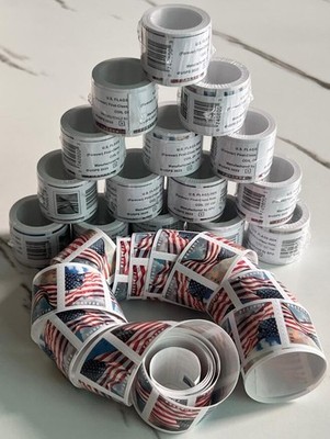Newest 10 Rolls Of 100 Forever Stamps 2024 USPS Postage-In Total 1000 PCS