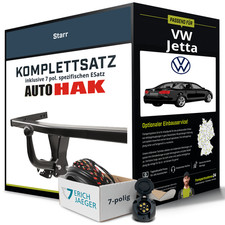 Für VW Jetta III Typ 1K2 Anhängerkupplung starr +eSatz 7pol 08.2005-12.2010 PKW