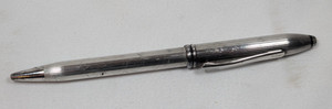 Cross Townsend Sterling Silver Fluted Ballpoint Pen Twist Engraved 1999