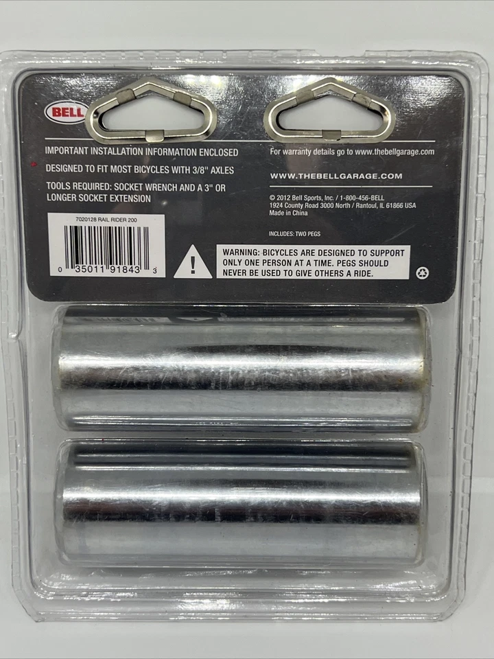 Clavijas de acero Bell Games Rail Rider nuevas se adaptan a la mayoría de los ejes de acero endurecido🔥 Foto 4 de 4