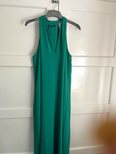 Roman Women’s Green Maxi Dress Size 18 Regular Sleeveless V-Neck Long
