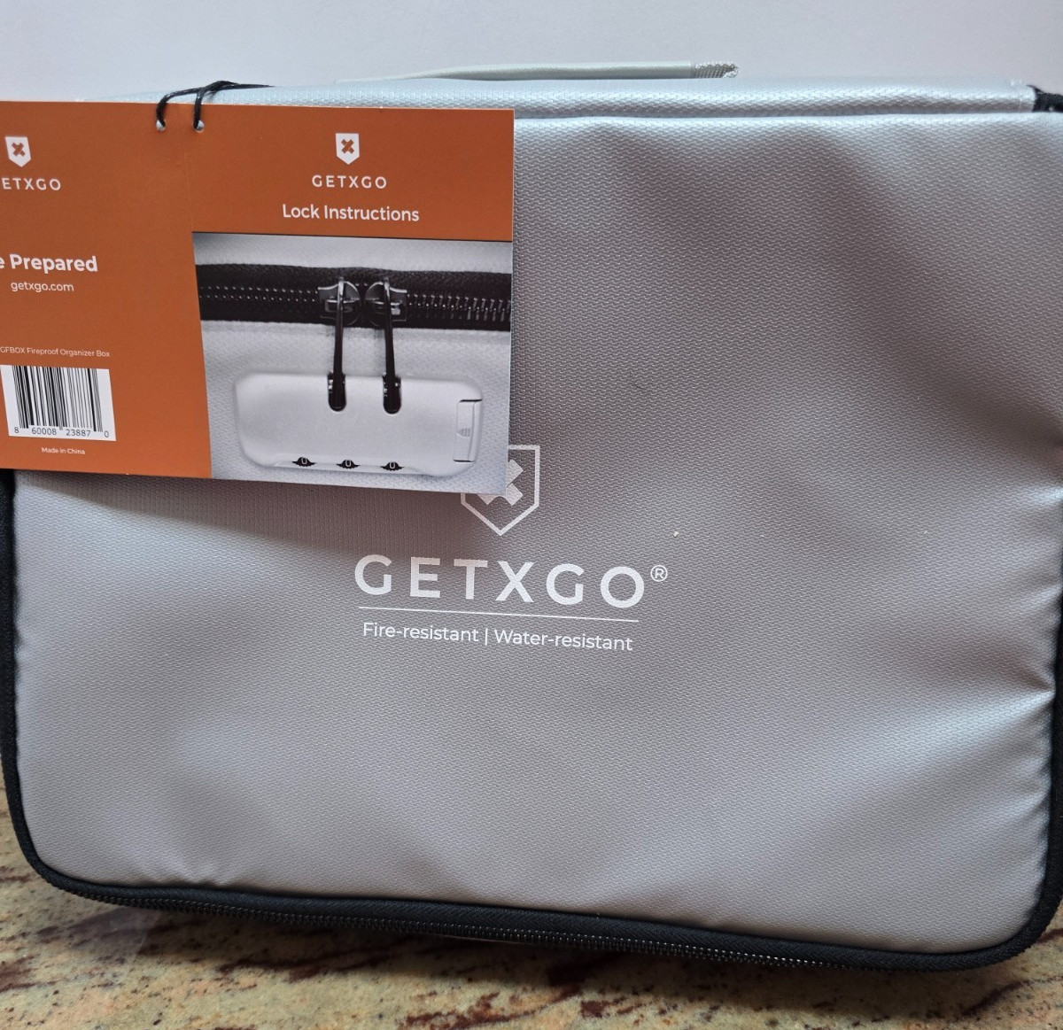 Getxgo Fireproof Document Box Fireproof Up To 1832 Degrees F