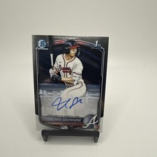Tate Southisene 2025 Bowman Draft Autograph Chrome Auto Card #CPA-TS