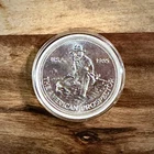 Engelhard 1 oz .999 Fine Silver Round – American Prospector & Eagle Design 1985
