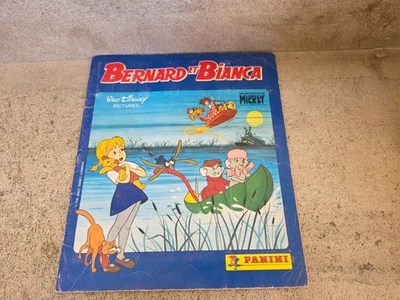 ALBUM PANINI BERNARD ET BIANCA, COMPLET de ses 225 autocollants - Photo 1/4