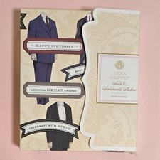 Anna Griffin Suits  Sentiments 80 3D Stickers AG1779 NEW