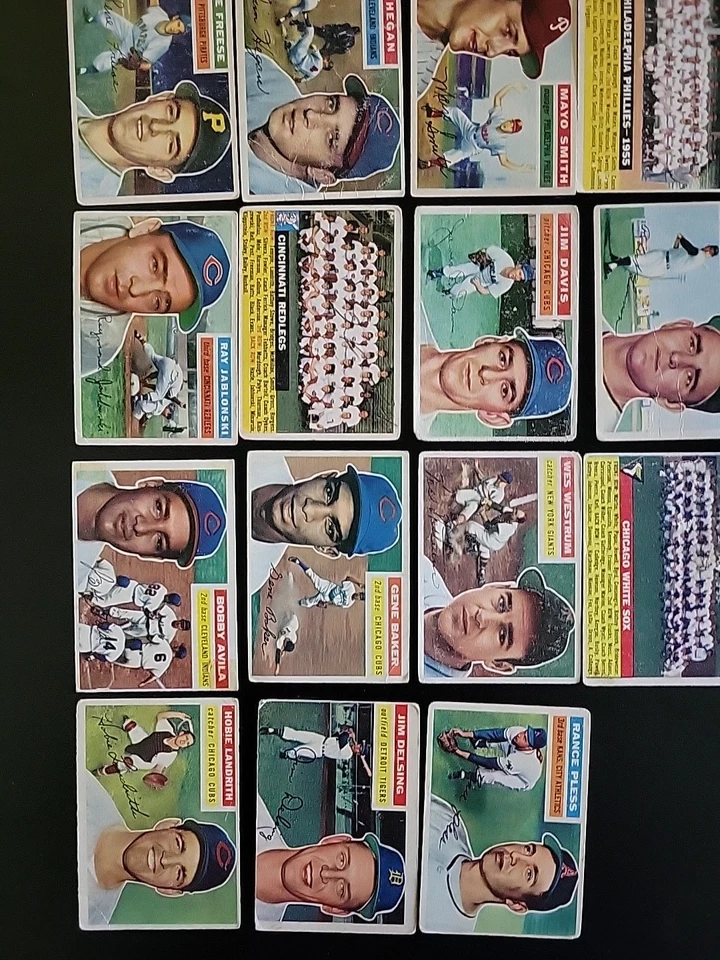 1956 Topps Baseball Starter - 27 diferentes - con Rance Pless y William Harridge Foto 4 de 4