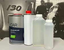 Peinture carrosserie: 500ml Vernis UHS + 250ml durcisseur Rapide + 125ml diluant