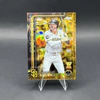 Jackson Merrill Gold Refractor /10 Gold Cup 2025 Topps Chrome Gilded Padres SSP