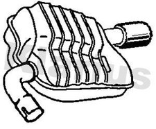 Rear Muffler Exhaust Silencer Back Box Fits Alfa Romeo 159