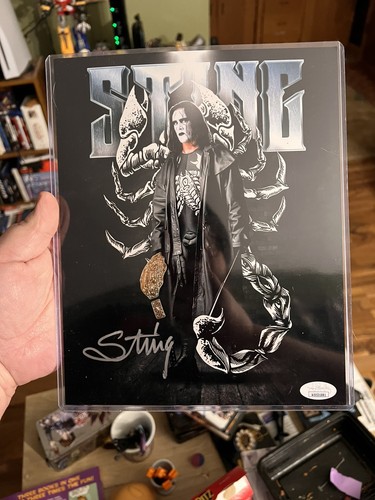 Sting Signed 8X10 Photo WCW AEW Stinger Autographed JSA COA
