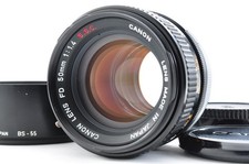 Canon FD 50mm f1.4 S.S.C. SSC MF Standard Lens For FD w/Hood N.Mint From Japan