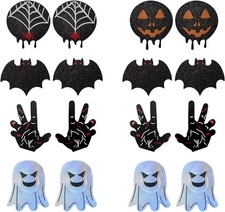 Women's Disposable Nipple Covers Halloween Stickers 8 Pairs