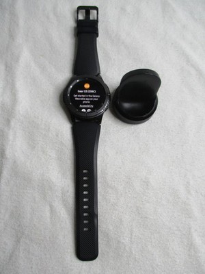 Samsung Gear S3 Frontier 46 mm Steel Case with Black Charger Smart Watch