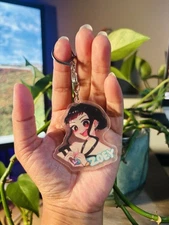 KPop Demon Hunter HUNTR/X Zoey Custom Acrylic Keychain Anime