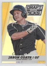 2013 Panini Prizm Perennial Draft Picks Gold Prizm 4/10 Jason Coats #28 4k8