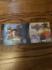 Two (2) Authentic Dreamcast Classics (Retro) - Shenmue & Grandia 2 (Grandia II)