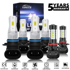 For Chevy Silverado 1500 2500 2004-2006 LED Headlight Hi or Low Fog Light Combo