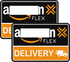 Car Magnets Flex Driver,2Pcs Heavy Duty Reflective Flex Delivery Driver Car Sign