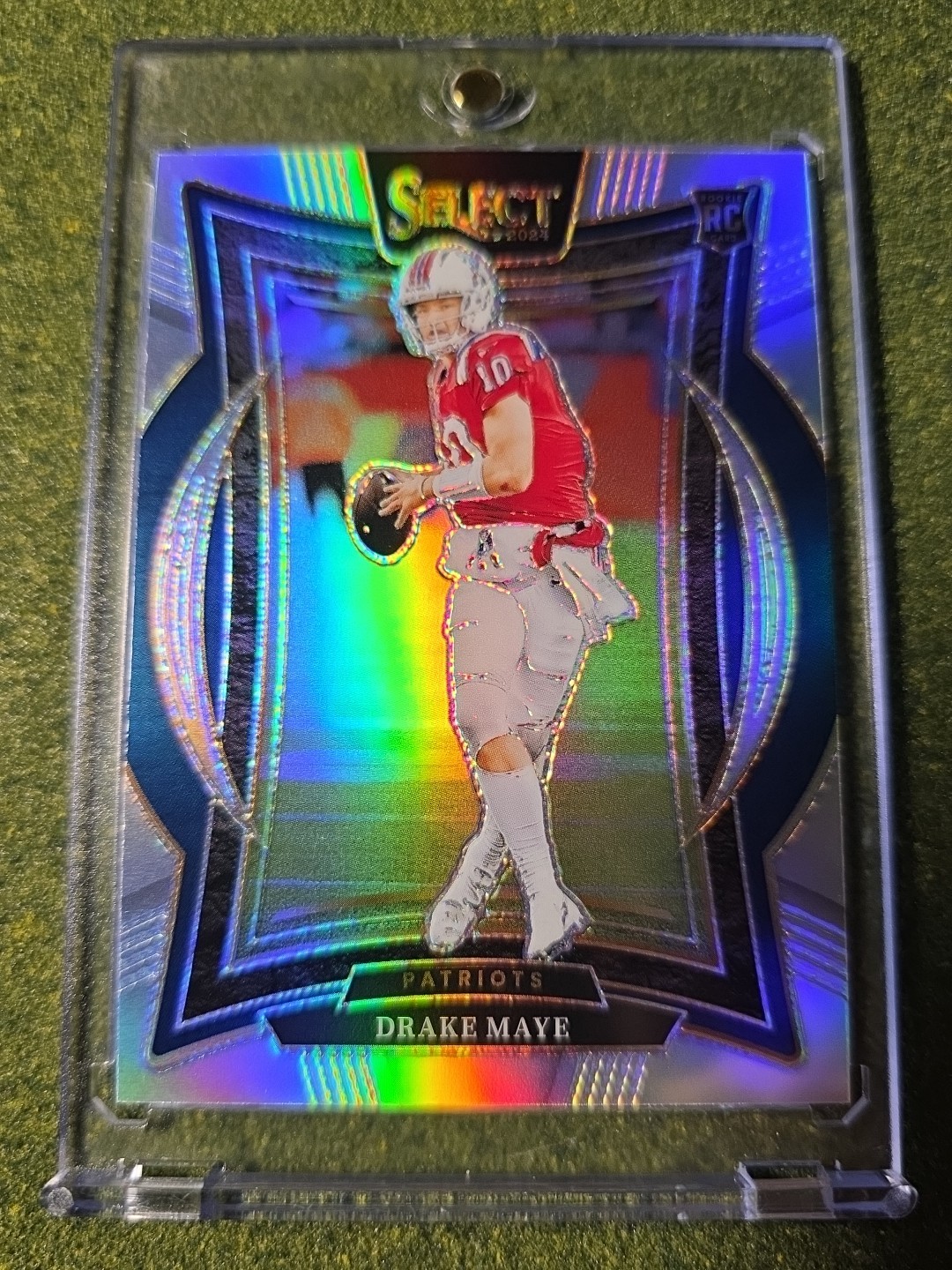 2024 Panini Select - Concourse Drake Maye #27 Silver Prizm (RC)