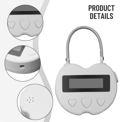 Smart Time Lock für Reisen Multifunktionale Elektronische Zeitschaltuhr mit USB