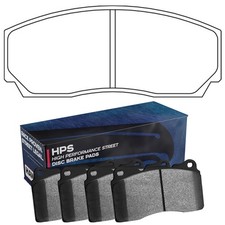 Hawk Hb110f.654 Hps High Performance Brake Pads For Alcon Ap Racing Calipers